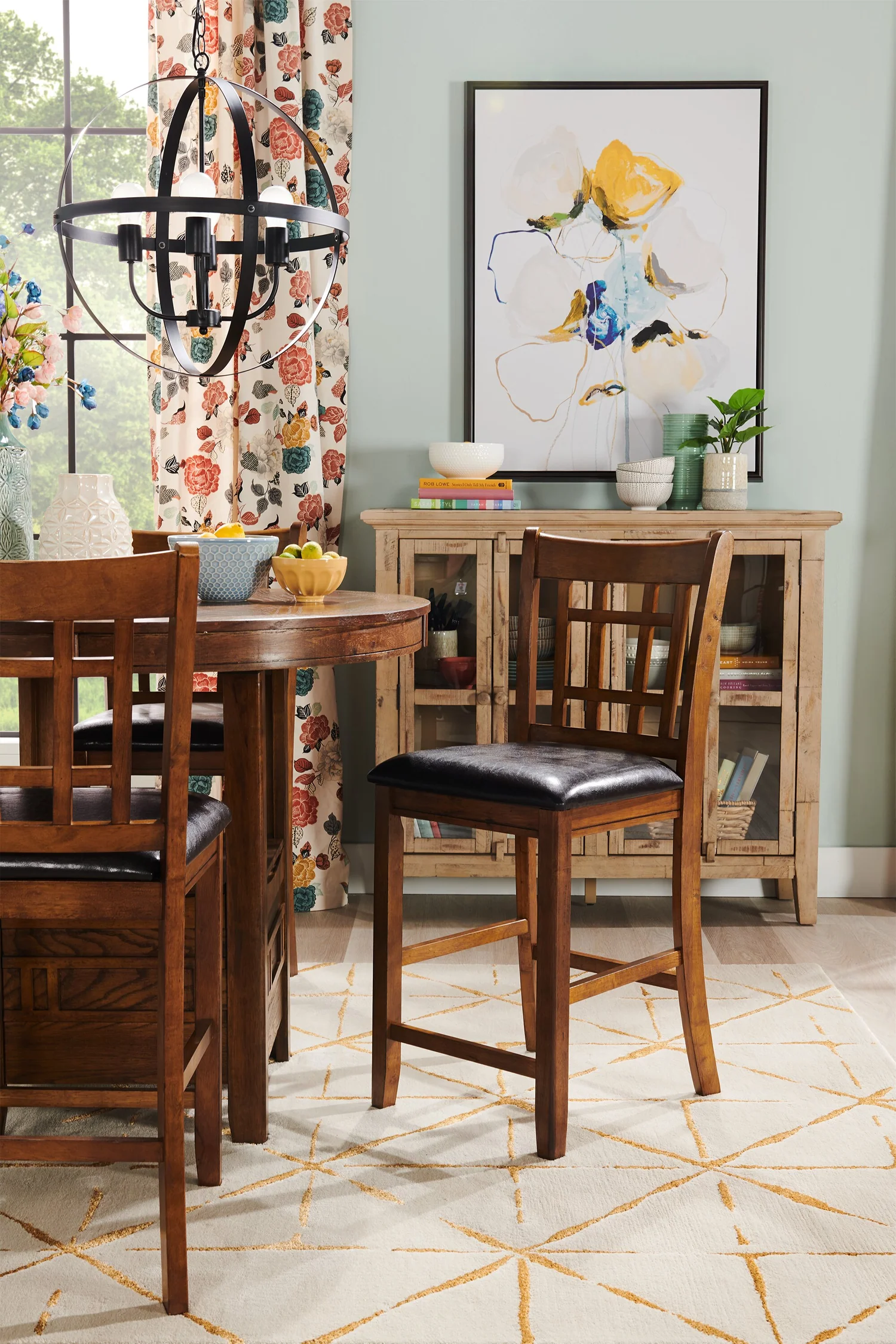 817-dena-counter-height-dining-chair-with-vegan-leather-fabric-oak-brown-7.webp Dena Counter-Height Dining Chair with Vegan-Leather Fabric - Oak Brown