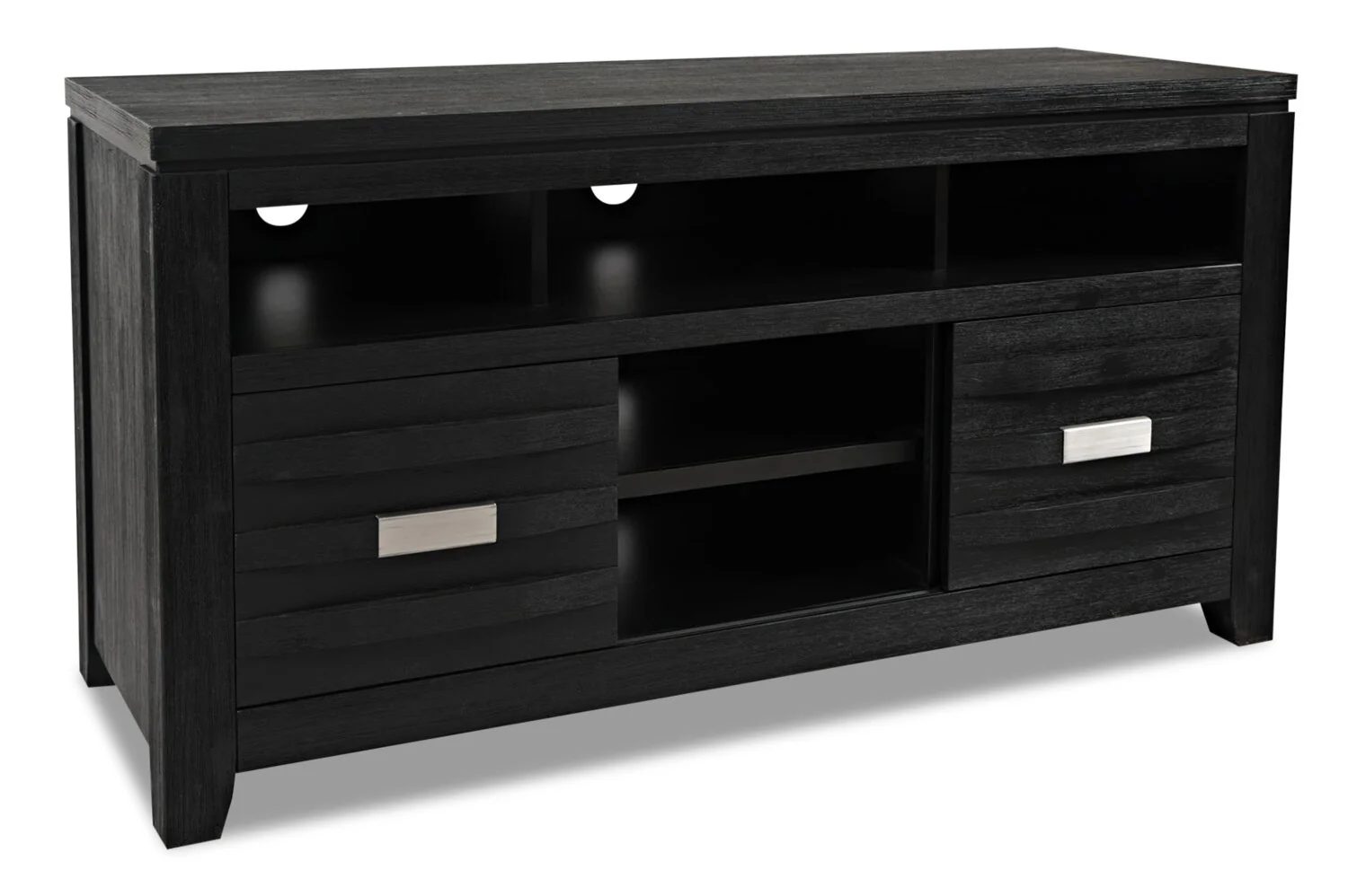 Bronx 50" TV Stand with Storage and Cable Management for TVs up to 55"- Charcoal