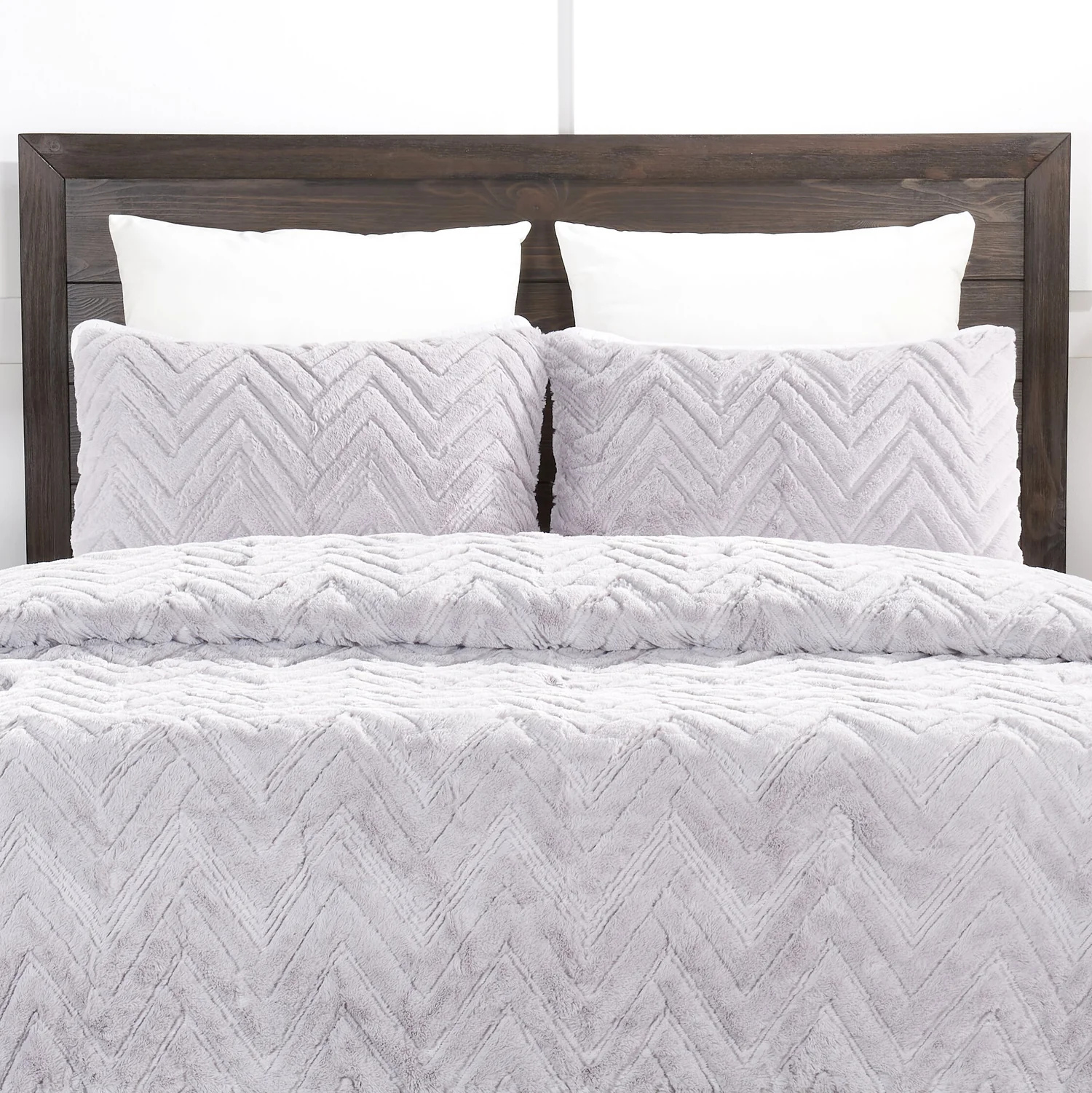 Tilda 3-Piece Full/Queen Comforter Set - Grey