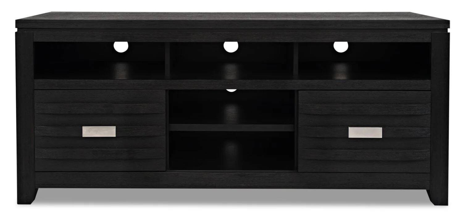 Bronx 60" TV Stand with Storage and Cable Management for TVs up to 65"- Charcoal