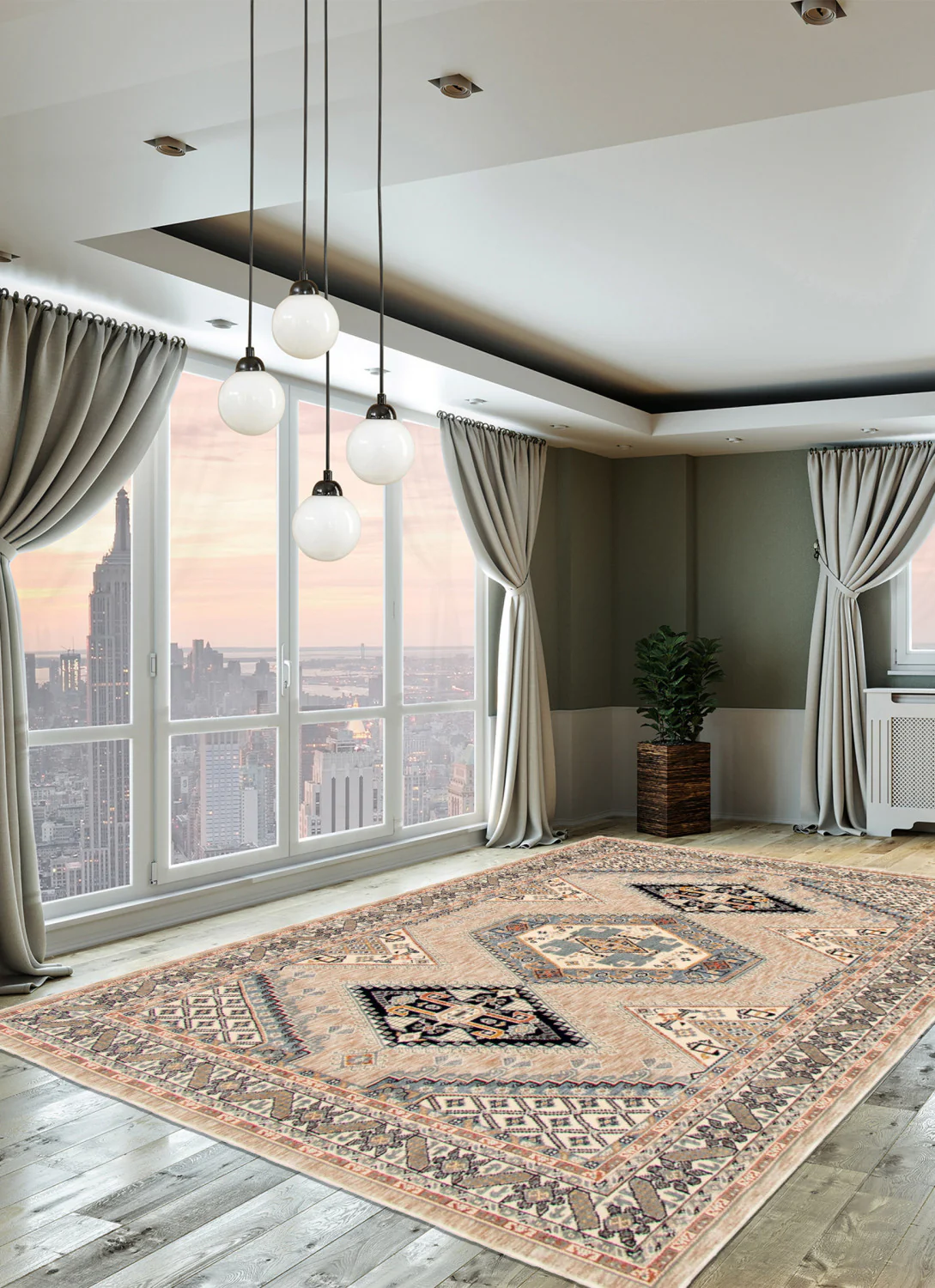 Quincy Ivory Area Rug - 7'10" x 10'2"