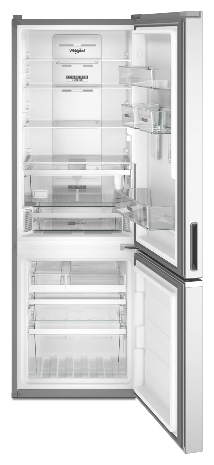 Whirlpool 24" 12.9 Cu. Ft. Bottom-Mount Refrigerator - Fingerprint-Resistant Stainless Finish - WRB533CZJZ
