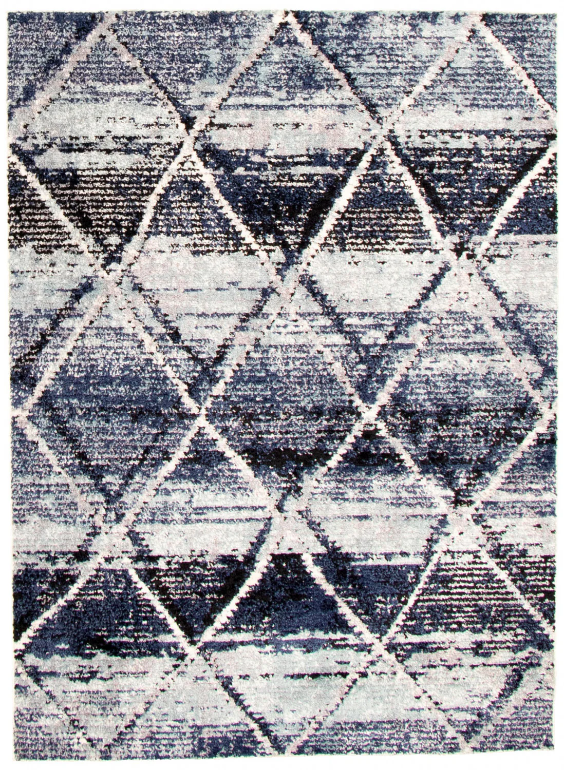 Makondo Abstract Blue Area Rug - 8'0" x 10'0"