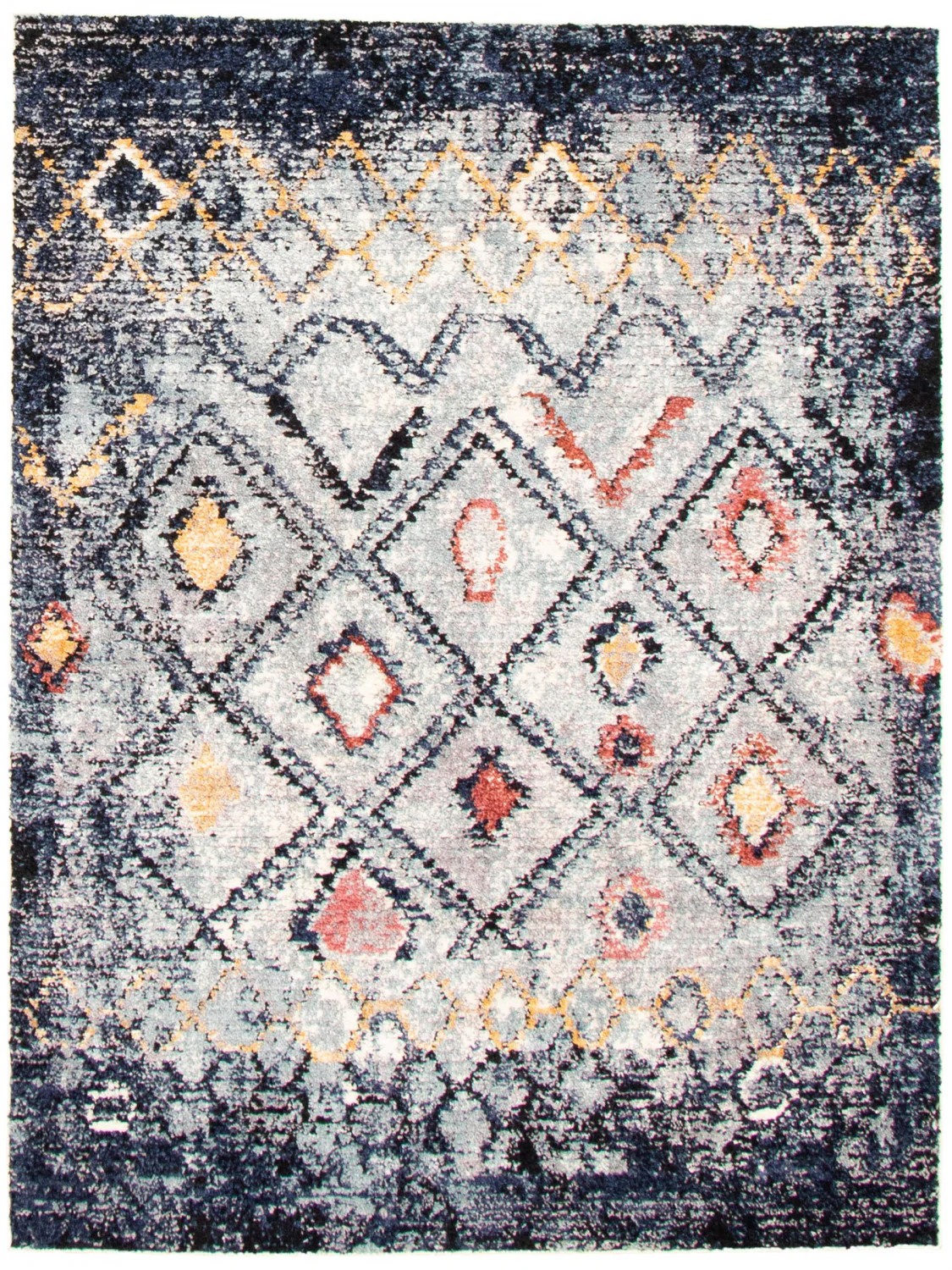 Makondo Classic Blue Area Rug - 5'3" x 7'3"