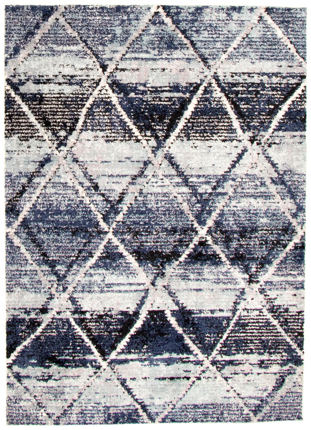 Makondo Abstract Blue Area Rug - 5'3" x 7'3"