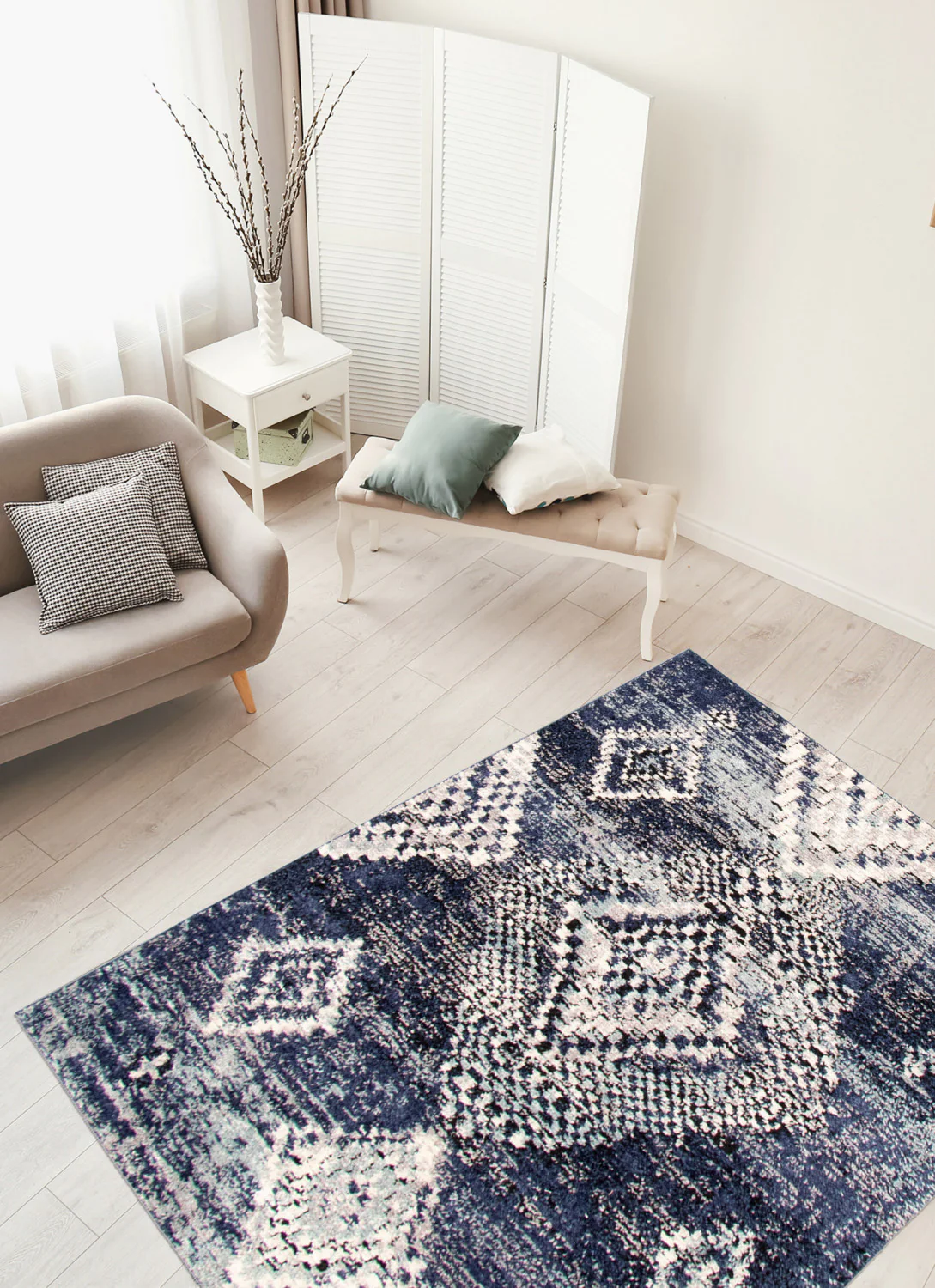974-makondo-mosaique-blue-area-rug-5-3-x-7-3--2.webp Makondo Mosaique Blue Area Rug - 5'3" x 7'3"