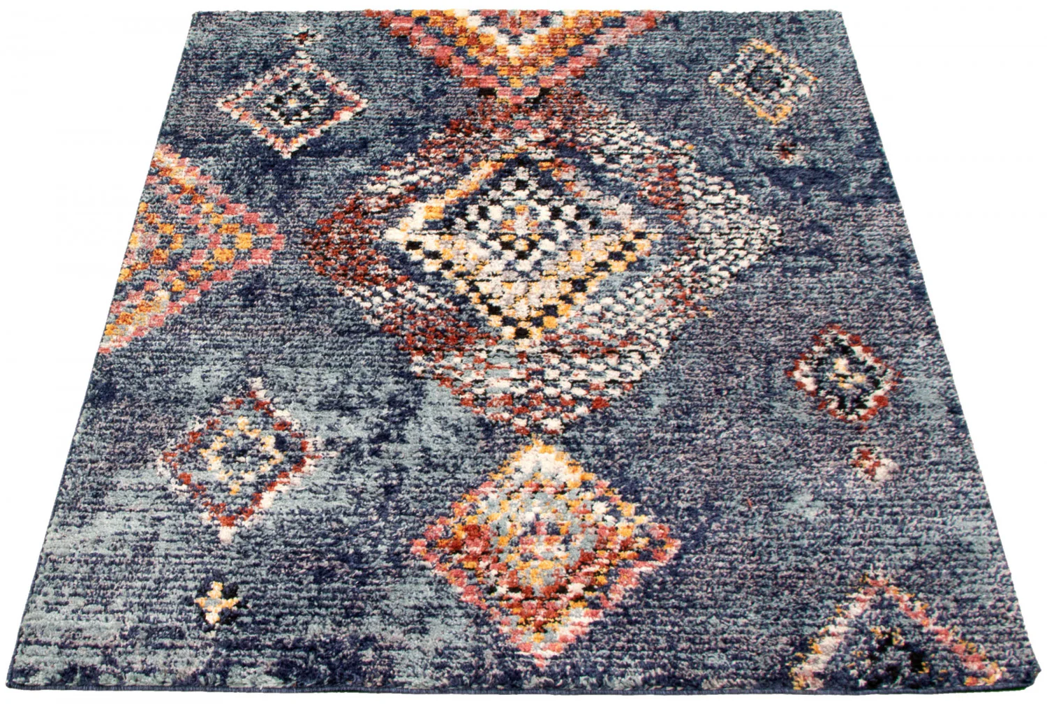 976-makondo-mosaique-blue-area-rug-5-3-x-7-3--3.webp Makondo Mosaique Blue Area Rug - 5'3" x 7'3"