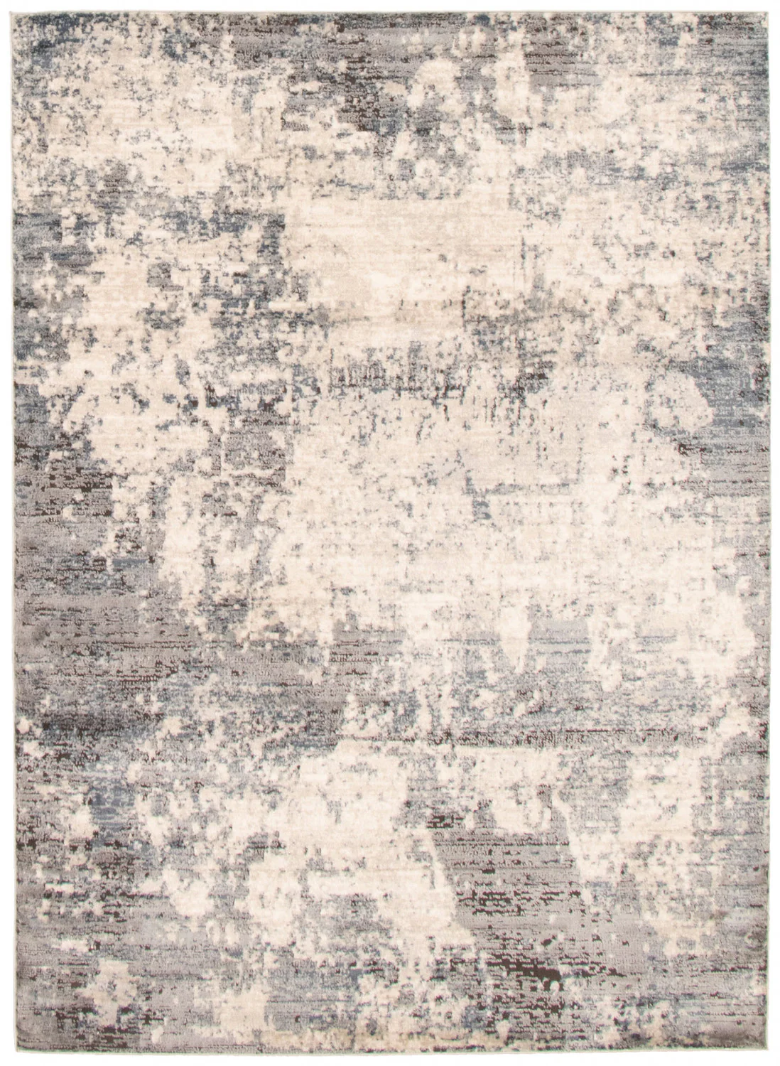 Octavian Abstract Ivory Area Rug - 6'7" x 9'6"
