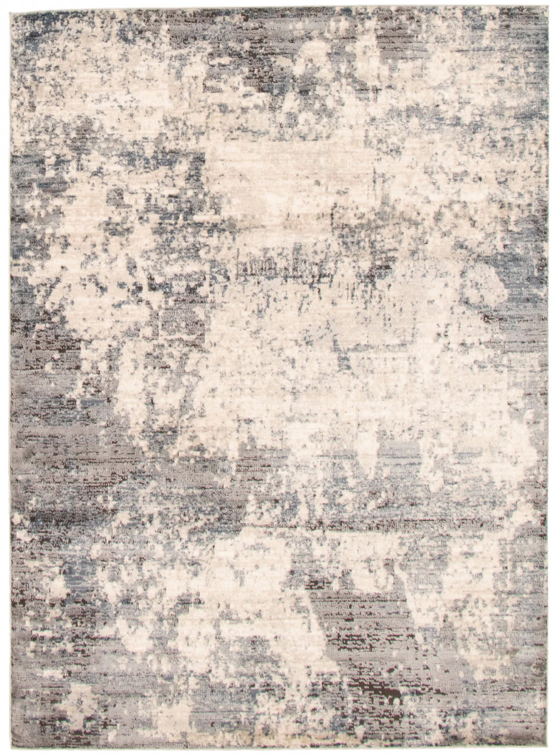 Octavian Abstract Ivory Area Rug - 5'3" x 7'3"