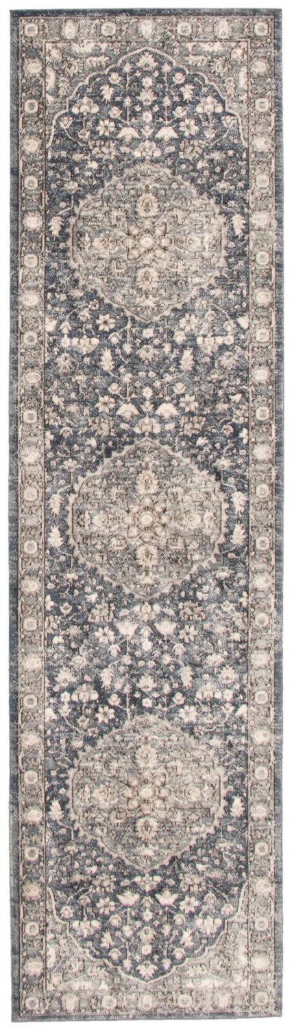 993-octavian-tabriz-grey-area-rug-2-7-x-8-2--1.webp Octavian Tabriz Grey Area Rug - 2'7" x 8'2"